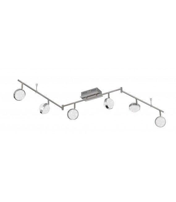 WORLD Spot Matt Nickel / Chrom 6 LED-Lampen
