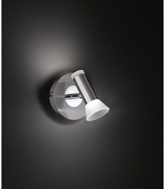 LANA spot níquel mate / cromo 1 bombilla LED