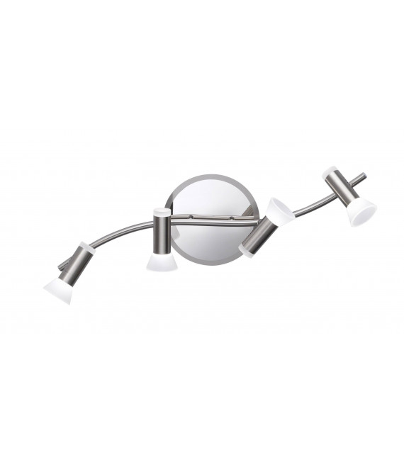 LANA Spot Matt Nickel / Chrom 4 LED-Lampen