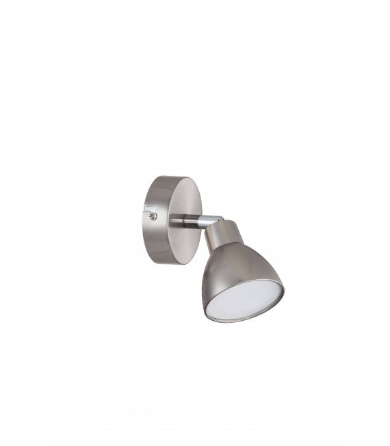 Foco LESTER níquel mate / cromo 1 LED