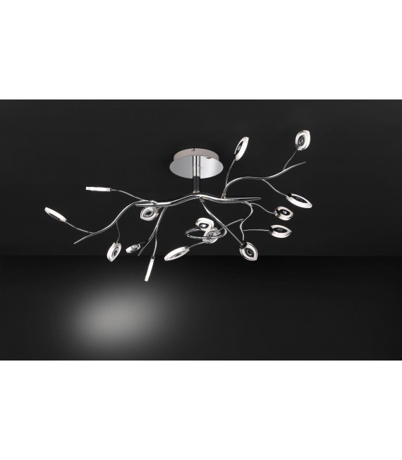 FELLOW Chrom Deckenleuchte 1 LED-Lampe