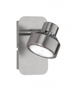 Foco LOCAL níquel mate / cromo 1 bombilla LED