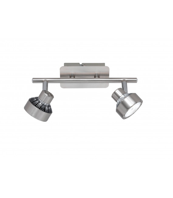 LOCAL Spot Nickel Matte / Chrom 2 LED-Lampen