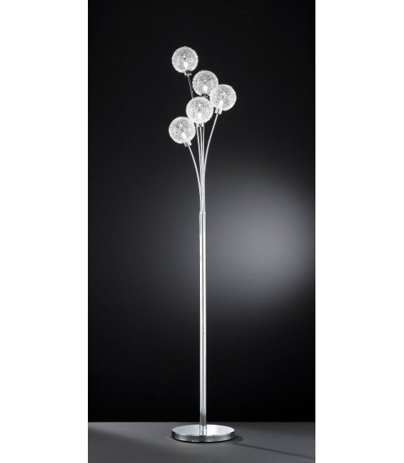 ARC Stehleuchte Chrom 5 Lampen