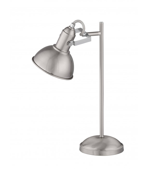 ALCANCE lámpara de mesa níquel mate 1 bombilla