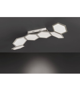 Lampada da soffitto SIGNE nichel opaco 1 lampadina a LED