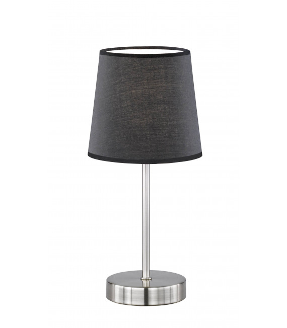 CESENA schwarze Tischlampe 1 Glühbirne