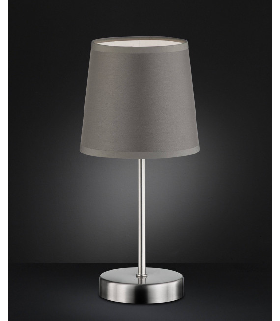 Lampada da tavolo grigia CESENA 1 lampadina