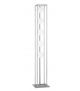 Lampada da terra AURELIA nichel opaco 5 lampadine