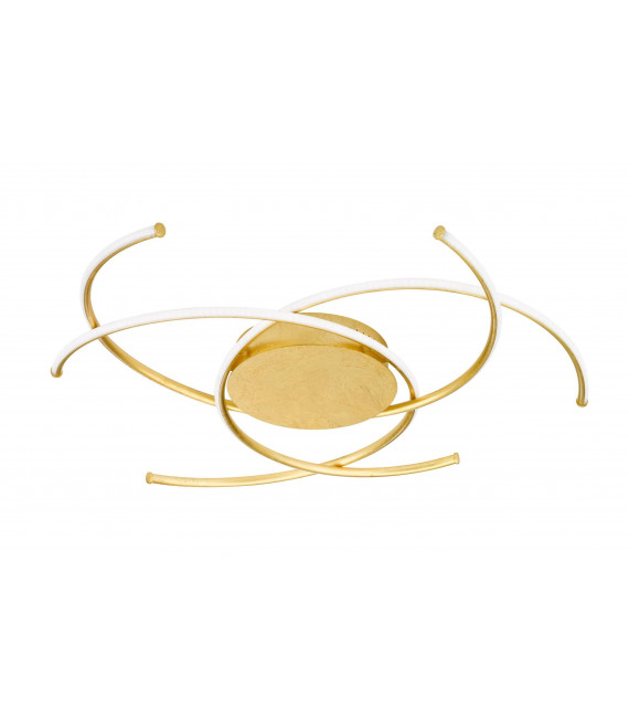 JULS Deckenleuchte golden 1 LED-Lampe
