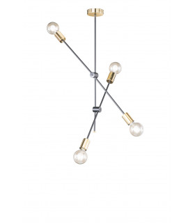 Lampada a sospensione a 4 lampadine SARA