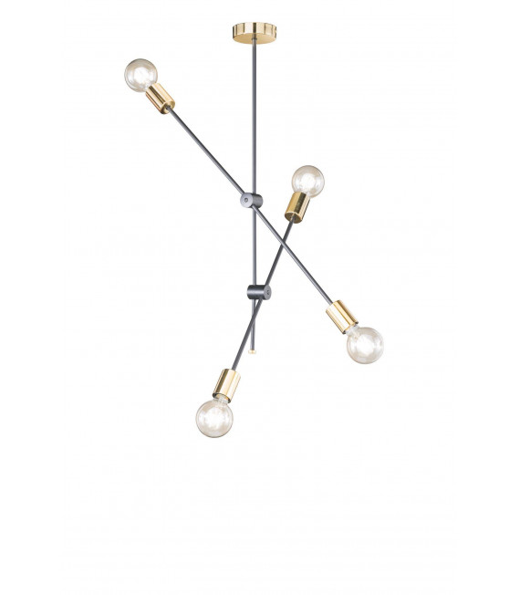 Lampada a sospensione a 4 lampadine SARA