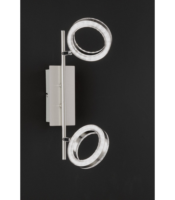 GEZA Spot Matt Nickel 2 LED-Lampen