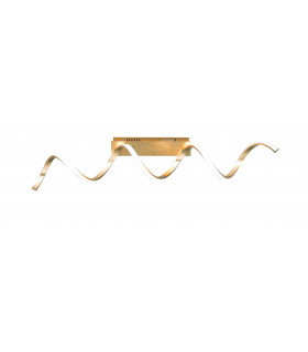RUSSELL Deckenleuchte golden 1 LED-Lampe