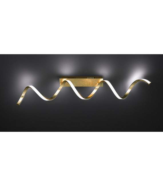 RUSSELL Deckenleuchte golden 1 LED-Lampe