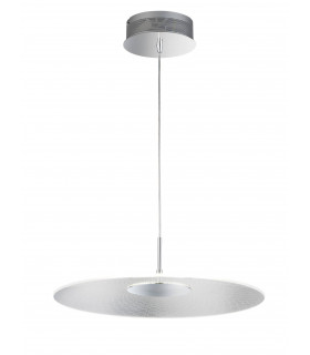 Lámpara colgante COCO cromo 1 bombilla LED