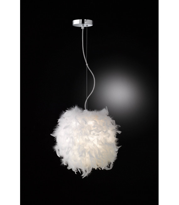 Lampada a sospensione bianca ARIANA 1 lampadina