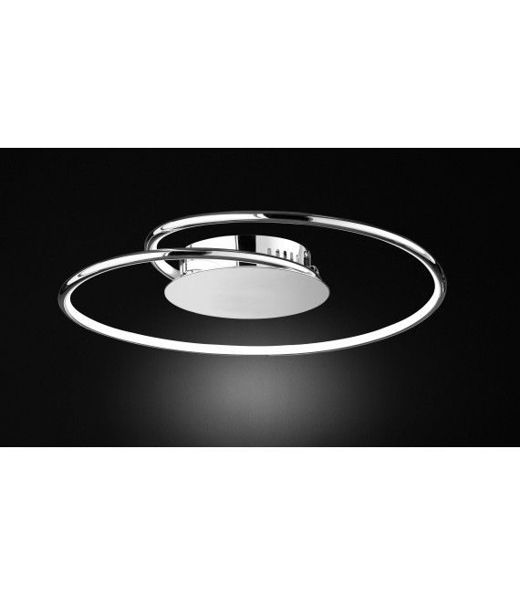 Lampadario LOUIS cromato 1 lampadina a LED