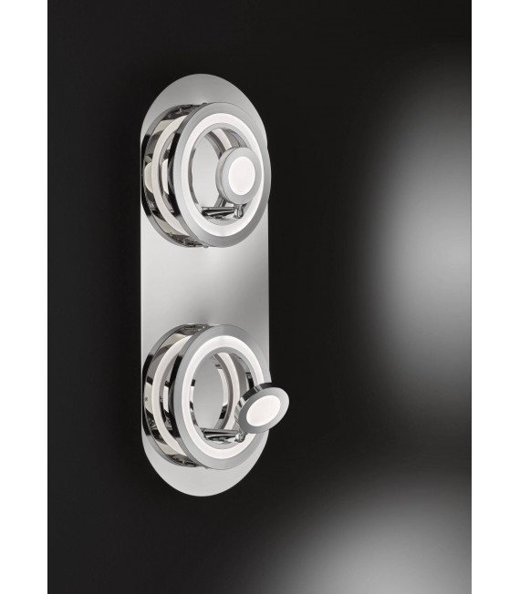 AIDEN spot cromo 2 bombillas LED