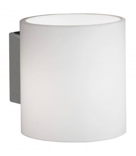 Applique AQABA nichel opaco 1 lampadina