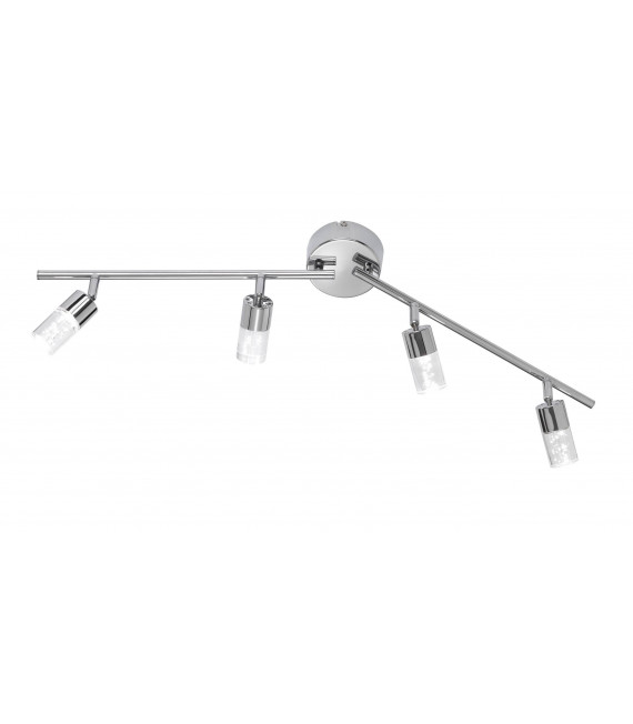Spot LUGO Chrom 4 LED-Lampen