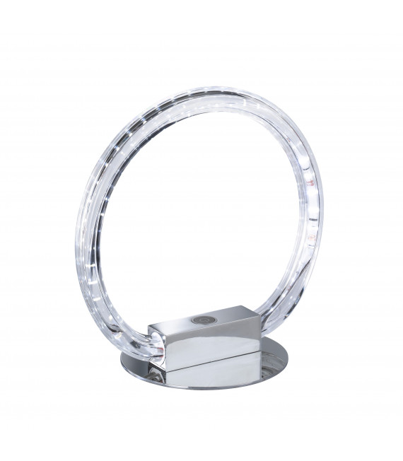 Lámpara de mesa LUND cromo 1 bombilla LED