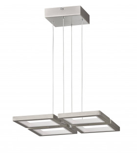 VISO Pendelleuchte Matt Nickel 1 LED-Lampe