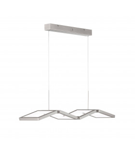 VISO lámpara colgante níquel mate 1 bombilla LED