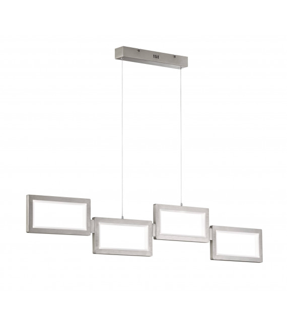 VISO lámpara colgante níquel mate 1 bombilla LED