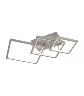 Plafoniera VISO nichel opaco 1 lampadina a LED