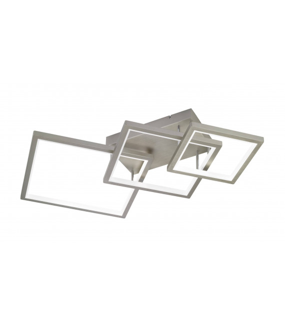 Plafoniera VISO nichel opaco 1 lampadina a LED