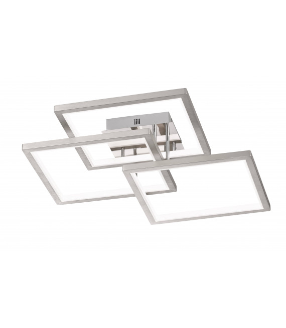 VISO Plafón níquel mate 1 bombilla LED