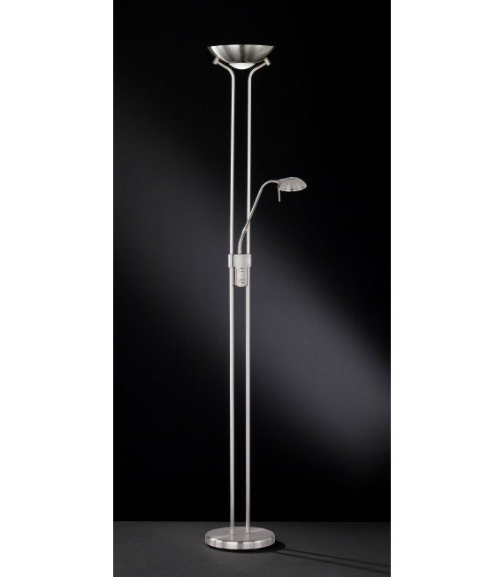 BERIT Stehleuchte matt Nickel 1 LED-Lampe