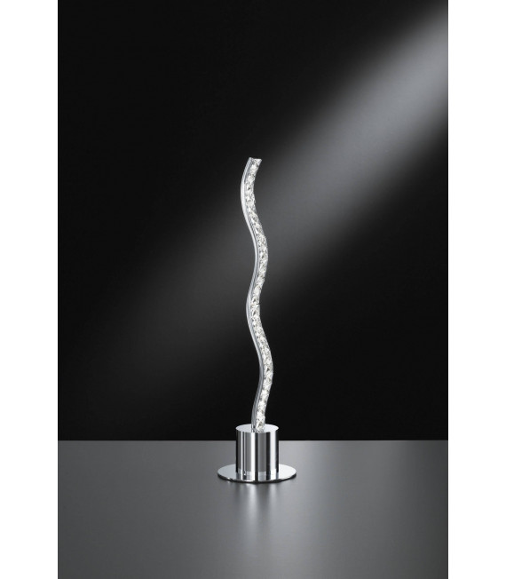 AMMARI Chrom Stehleuchte 1 LED-Lampe