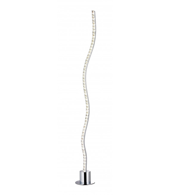 AMMARI Chrom Stehleuchte 1 LED-Lampe