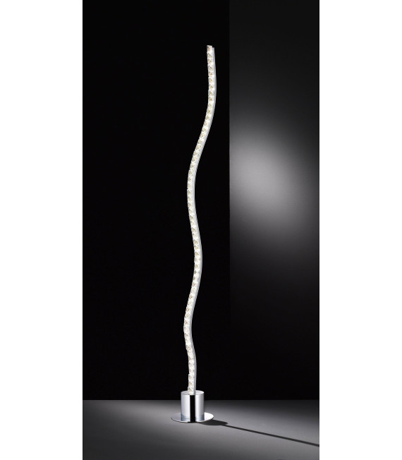 AMMARI Chrom Stehleuchte 1 LED-Lampe