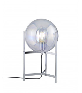 Tischleuchte RONDA Chrom 1 Glühbirne