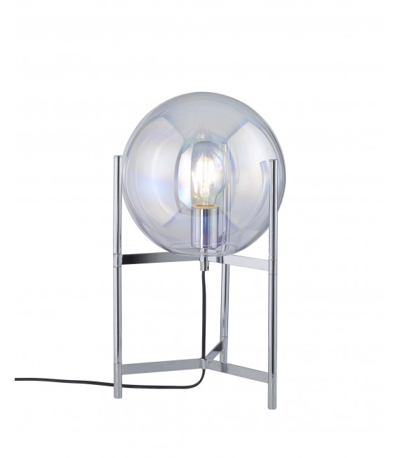 Lampada da tavolo RONDA cromata 1 lampadina