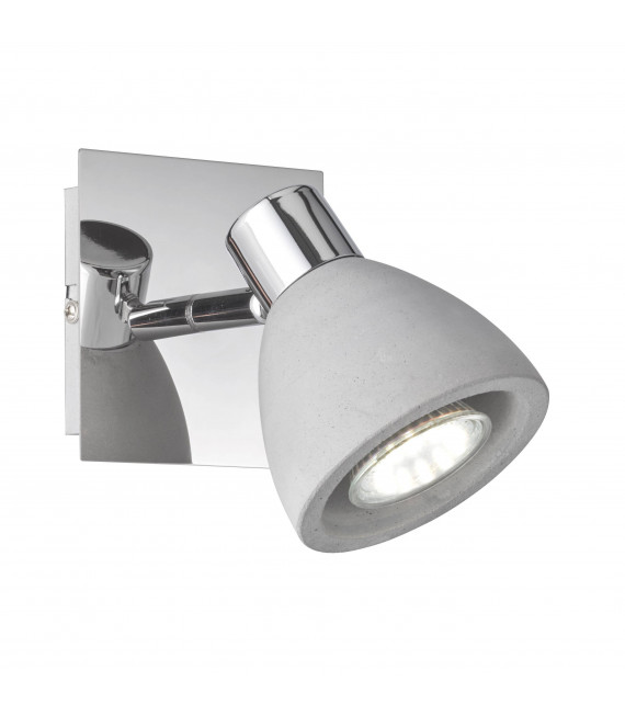 VERIA foco gris 1 bombilla