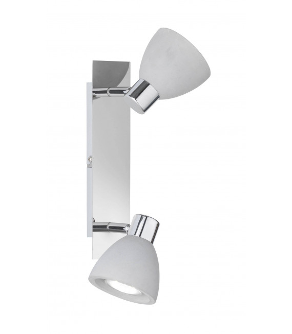 VERIA spot grigio 2 lampadine