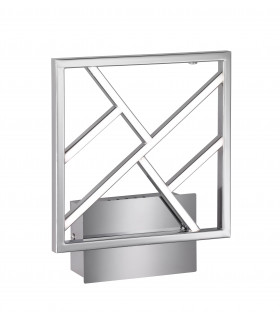 FOX aplique de pared níquel mate 1 bombilla LED