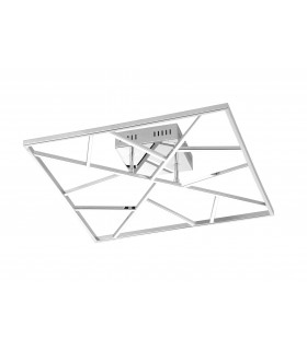 FOX Plafón níquel mate 1 bombilla LED