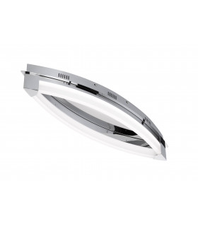 VANNES Chrom Deckenleuchte mit 1 LED-Lampe
