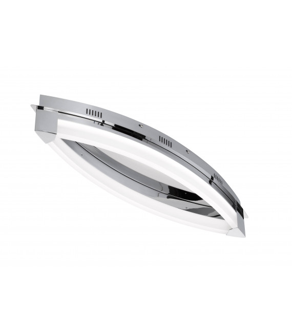 VANNES Chrom Deckenleuchte mit 1 LED-Lampe