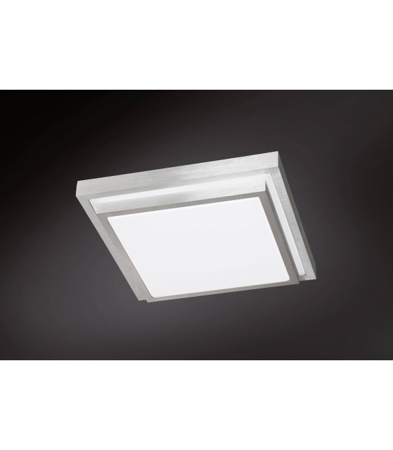 HALDEN Deckenleuchte aus gebürstetem Aluminium 1 LED-Lampe