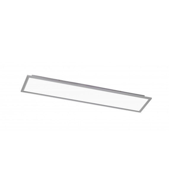 Lampada da soffitto MILO in argento 1 lampadina a LED