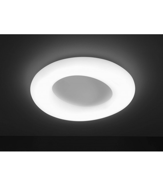CONDADO blanco plafón 1 bombilla LED