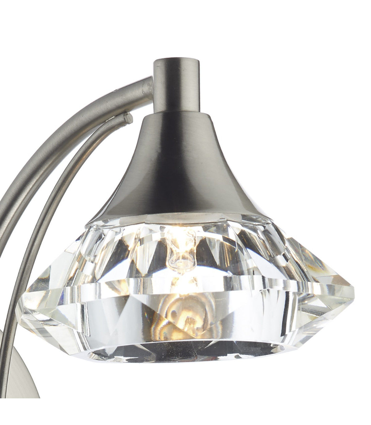 Applique Murale Moderne Chrome Satiné - Éclairage Élégant Pour Tableaux Et Décoration
