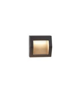 LED Außenwandleuchte, Aluminium, schwarz