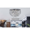 plafonnier ventilateur vintage 2 ampoules e27 max 60w brun patiné